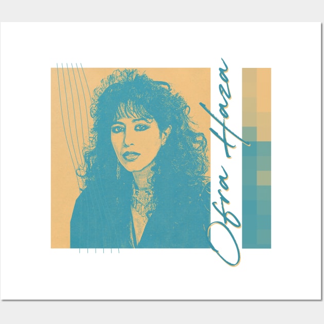 Ofra Haza ∆∆ 80s Style Aesthetic Fan Design Wall Art by unknown_pleasures